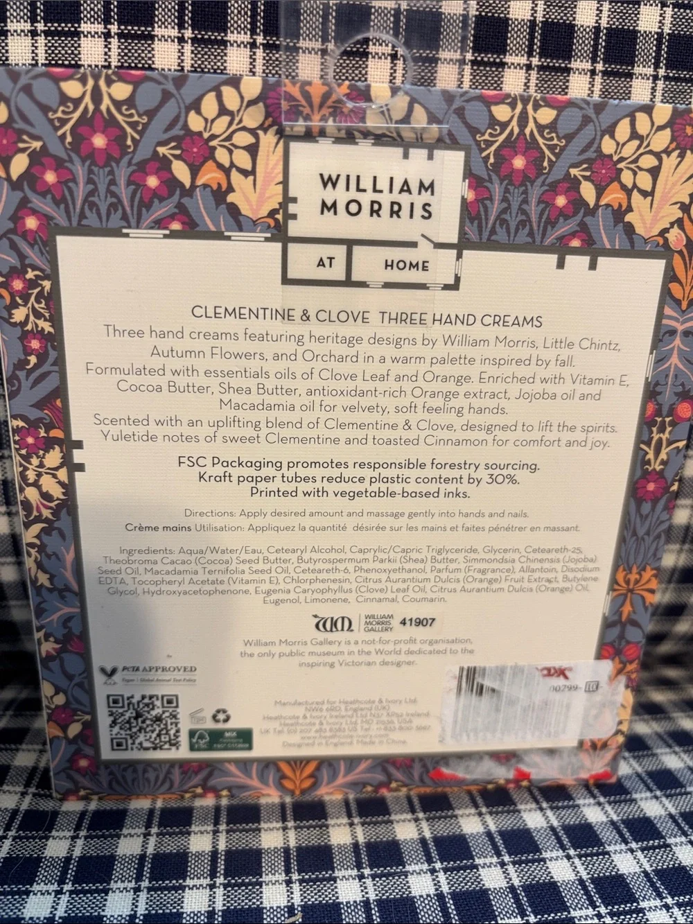 William Morris At Home Hand & Body Cream Set - Floral Pattern (Multicolor)